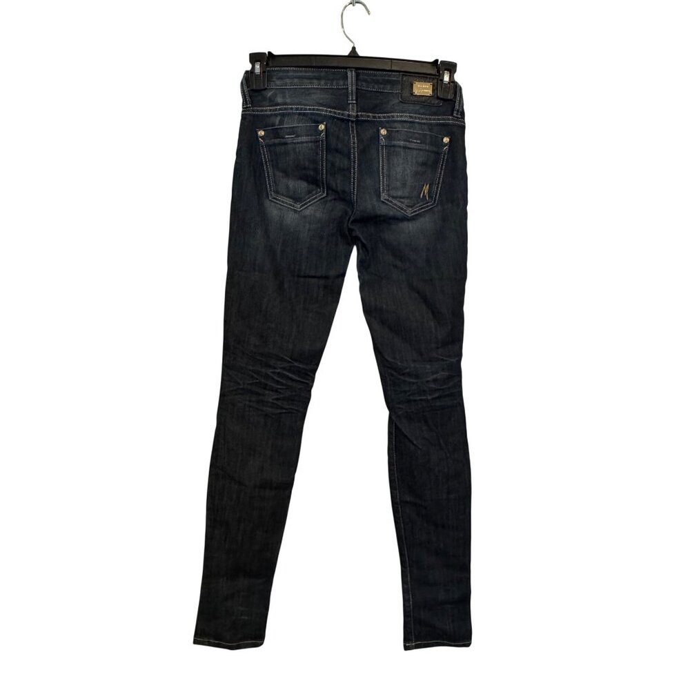 Guess By Marciano Womens Dark Wash Skinny Jeans
